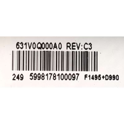 MAIN PARA TV TOSHIBA / NUMERO DE PARTE 631V0Q000A0 / VTV-L55736 REV:1 / 691V0Q000A0 / 5998178000096 / MODELO 55LF621U21 - Imagen 4
